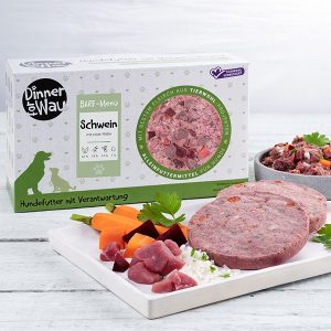 BARF Menü Schwein (gegart) 1kg